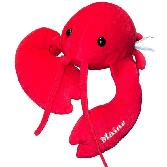 Mary Meyer Lobster Plush Maine Stuffed Animal Crustacean Souvenir 14" Lot of 2 - Picture 4 of 12